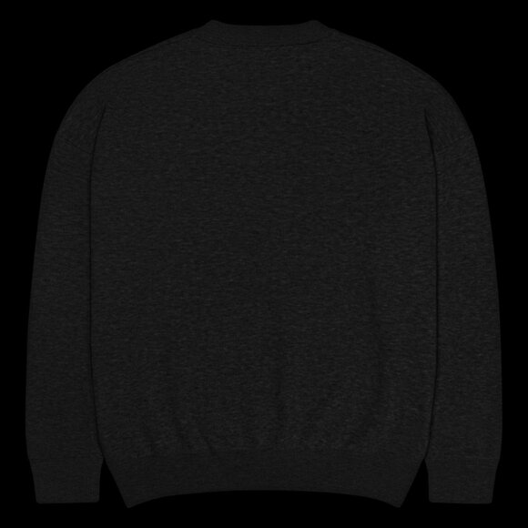 Afrocentric Black Woman Art Relaxed Fit Crewneck Knit Sweater - Picture 4 of 5